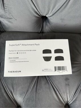 Theragun SuperSoft Attachment Pack – Genuine Replacement Heads